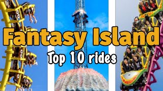 Top 10 rides at Fantasy Island  Skegness England  2022 [upl. by Adniral942]