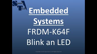 FRDM K64F  blinking an LED using Kinetis Design Sudio and Processor Expert [upl. by Sivolc561]