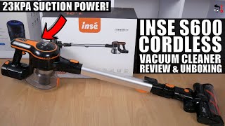 10 More Suction Power Than Robot Vacuum Cleaner INSE S600 REVIEW [upl. by Nnyleimaj]