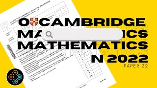 O Level Math D November 2022 Paper 22 402422 [upl. by Elbring]