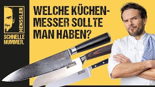 Welche Küchenmesser sollte man haben  Hensslers Anleitungen Tipps amp Tricks [upl. by Hunsinger607]