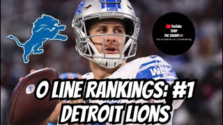 NFL Offensive Lines For 20242025 1 Detroit Lions [upl. by Arleyne]