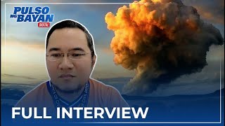 Panayam kay OCD Calabarzon Spox Reyan Derrick Marquez kaugnay sa Phreatic Explosion ng Bulkang Taal [upl. by Nwahsek]