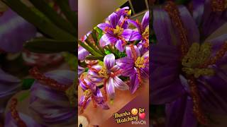 How 🤔 to use shining beads in ribbon flowers ribbonart youtubeshorts viralvideo [upl. by Phelgon]