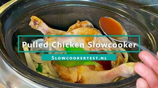 Pulled Chicken Slowcooker  Recept  Tips [upl. by Caprice]