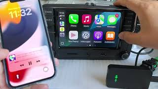 RCD330 noname 187B wireless carplay with dual USB ports front and rear [upl. by Etaner]