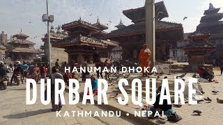 Kathmandu Durbar Square • Hanuman Dhoka • Nepal  JOEJOURNEYS [upl. by Yerrot678]