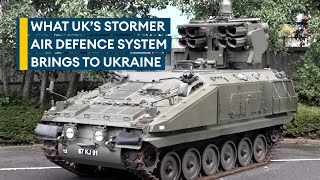 British Armys Starstreak missile armed Stormer proving itself in Ukraine [upl. by Webb227]