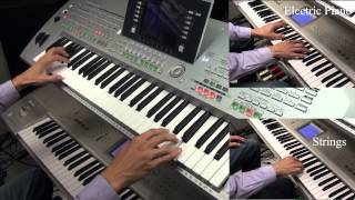 Lại Gần Hôn Em  Yamaha Tyros 2 and Korg Triton Studio [upl. by Meenen]