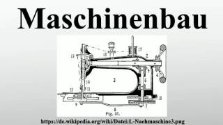 Maschinenbau [upl. by Blum]