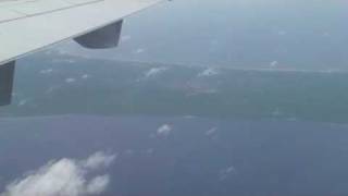 Flying over Bonaire to land in Curacao on rwy 29 due to bad weather conditions [upl. by Sema]