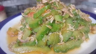 Ampalaya with Alamang  simple at madaling lutuin  Ulam serye  inaytina cooking [upl. by Nhguahs639]