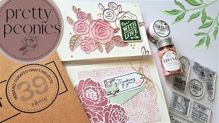 Pretty Peonies  Tonic Studios Craft Kit 39 [upl. by Armando]