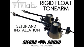 ViV Lab Rigid Float Tonearm installation and setup [upl. by Yennej]