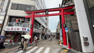 🇯🇵 KOMACHI DORI STREET IN KAMAKURA JAPAN  🏯 TSURUGAOKA HACHIMANGU SHRINE  July 2023 [upl. by Dlanigger]