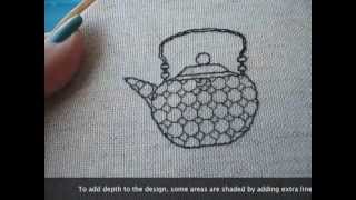 Blackwork embroidery A step by step guide [upl. by Ahsoik]