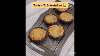 Tartelette bourdaloue 🍐تارت الكمثرى tartelette poire recettefacileetrapide viralfood fruit [upl. by Dunstan]