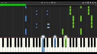 How to play the LakeTown Theme Thrice Welcome for Piano Synthesia [upl. by Ttej]