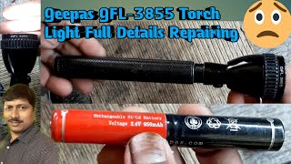 How to repair geepas torch  britelite geepas torch light repair karna shikho  Brite torch light [upl. by Namsu]