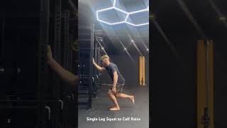 Single Leg Squat to Calf Raise [upl. by Eytteb]