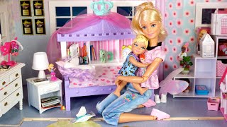 Barbie amp Ken Family Get Well Routine Beach Day amp Morning Routines [upl. by Ahsetan]