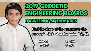 2019 Geodetic Engineering Boards Engineering Mathematics Calculus [upl. by Ekusoyr]