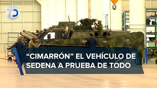 Elementos de SEDENA diseñaron y fabricaron “Cimarrón” vehículo a prueba de todo [upl. by Fishback]