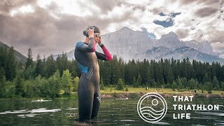 Canadian Open Triathlon Training In the Canadian Rockies [upl. by Odnomor]