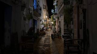 Night Walk in Peñíscola’s Historic Streets  Old Town Vibes Castellon spain peñiscola [upl. by Gerladina638]