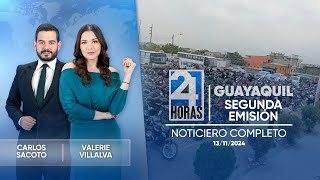 Noticiero de Guayaquil Segunda Emisión 13112024 [upl. by Blau]