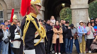 Elderly and Young People Had a Chance to Watch the Famous Punishment Parade at Horse Guards London [upl. by Agiaf]