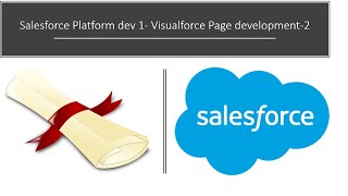 Salesforce Platform dev 1  Visualforce Page development 2 [upl. by Anyer]