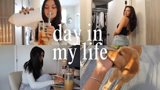 hang out for a day  morning routine grwm errands shopping puppy updates [upl. by Jaal]