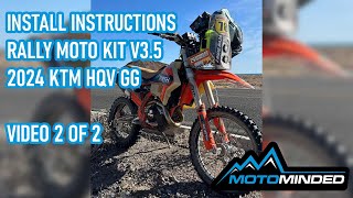 Rally Moto Kit v3 5 2024 install instructions part 2of 2 [upl. by Enetsirk]