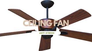 🌬️ Relax with the Soothing Sound of a Ceiling Fan 💤✨ [upl. by Mukund634]