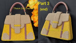 Goyard Saigon bag Crochet part 3end [upl. by Lathe977]