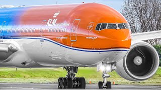 200 CLOSE UP TAKEOFFS and LANDINGS in 2 HOURS  Amsterdam Airport Schiphol Plane Spotting AMSEHAM [upl. by Vinn]