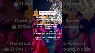 Top Dandiya Nights This Navratri Season 🕺🤩Details in the Comment Box shorts viral [upl. by Ellatnahc]