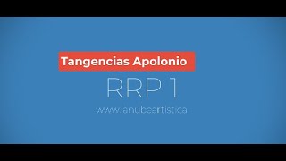 Tangencias de Apolonio circunferencias tangentes a 2 rectas y que pasen por 1 punto parte 1 [upl. by Amatruda]