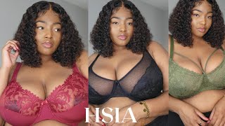 HSIA Bra Try On Haul  Up To Size DDD Bra That Looks Good And Fits  Beautiful Lace Bra 44DDD [upl. by Kizzie137]