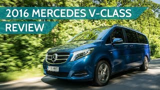 2016 MercedesBenz VClass V250d 4MATIC review [upl. by Nafets]