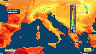 Il meteo  Unomattina estate  09082022 [upl. by Elizabet]