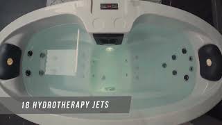 Princess Spas Tiny 2 Person Hydrotherapy Hot Tub [upl. by Filiano]