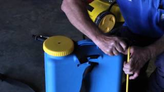 How to Assemble amp Use a 20Litre Backpack Weed Sprayer [upl. by Remlap175]