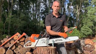 The best Chainsaw Chain sharpening video ever [upl. by Yesdnik]