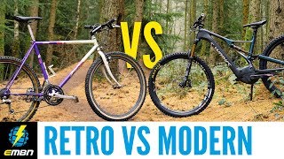 How Far Have Mountain Bikes Advanced  Retro Vs Modern [upl. by Broadbent]