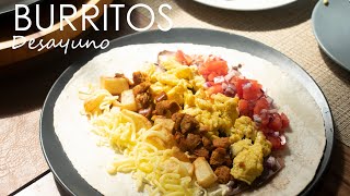 Burrito desayuno  Delicioso rápido y fácil 🍳 [upl. by Ert]