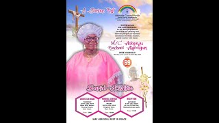 Reception  MC Adepeju Rachael Aigbogun nee Ajibulu Aged 69 [upl. by Chassin]