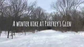 A Winter Hike Into Parfreys Glen [upl. by Yrallam789]