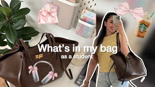 What’s in my bag 2024 bag tour my makeup bag products 👜 [upl. by Luo]